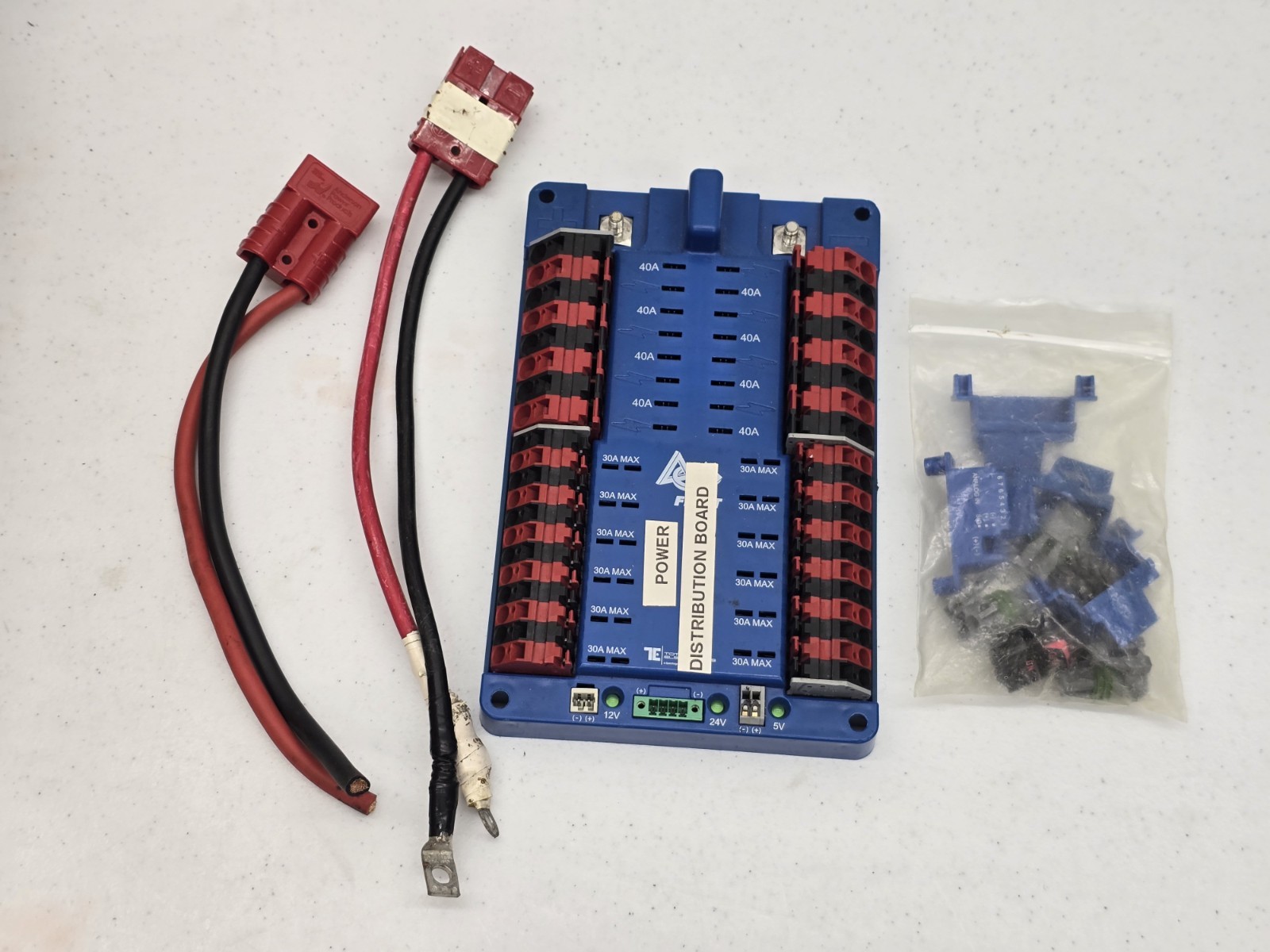 FIRST Robotics FRC Power Distribution Board PDP w/ Anderson Connectors & Cables