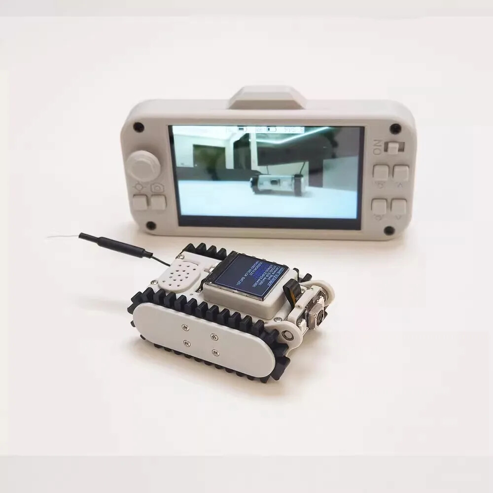 New ESP32 Remote Control Robot RC Tank Wireless Video Robot Hole Scouting Car