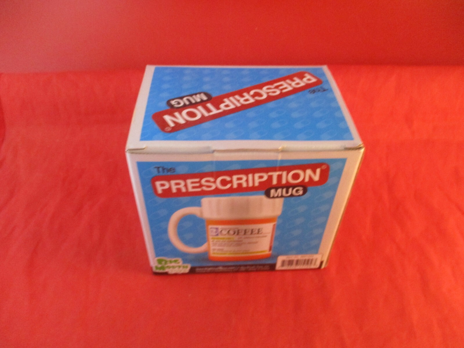 Prescription Coffee Mug NEW! Novelty Gag Gift Coffee Lover Pill Bottle 12 Oz Mug