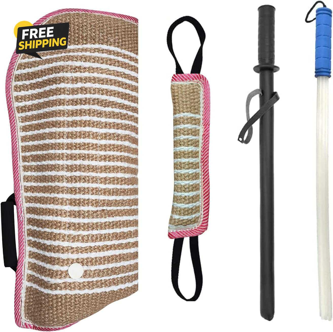 Professional Dog Bite Training Set - Tough Dog Bite Sleeve, Protection for K9, P
