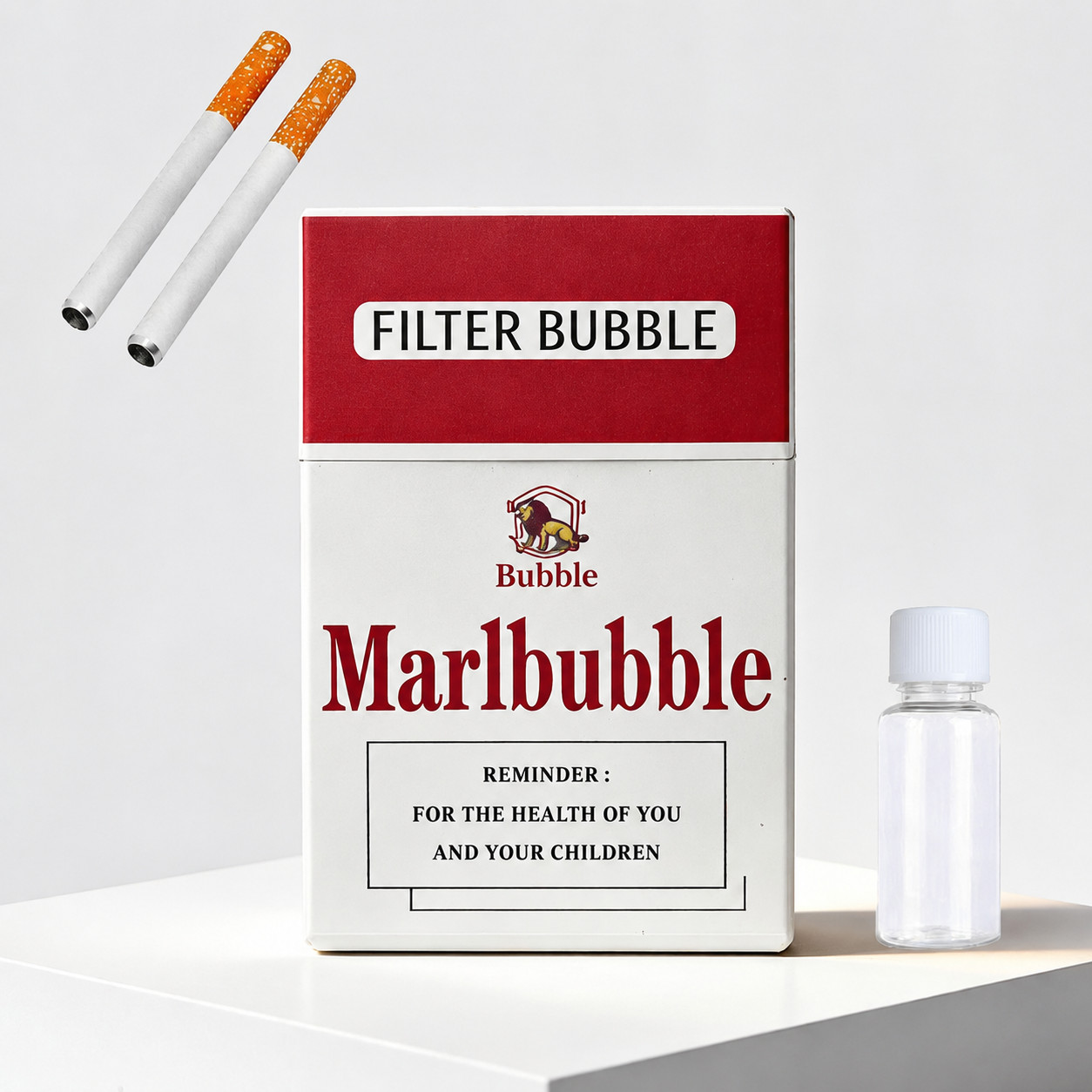 Bubble Cigarette Blowing Stress-Relief Accessory Mini Bubble Blower Sticks Fun