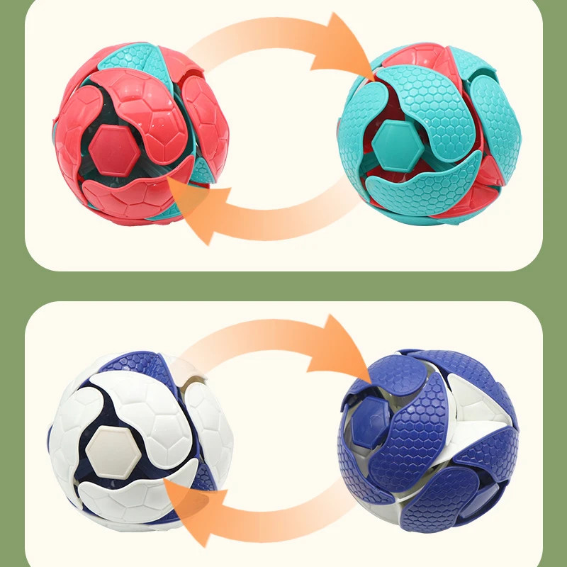 Fun Color Changing Ball Toy Hand Throwing Sensory Decompression Accessory For