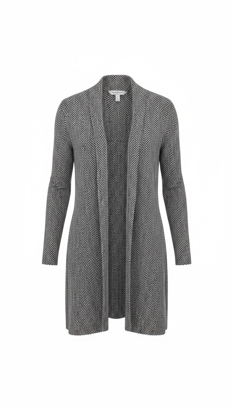 Black & White Knit Blazer