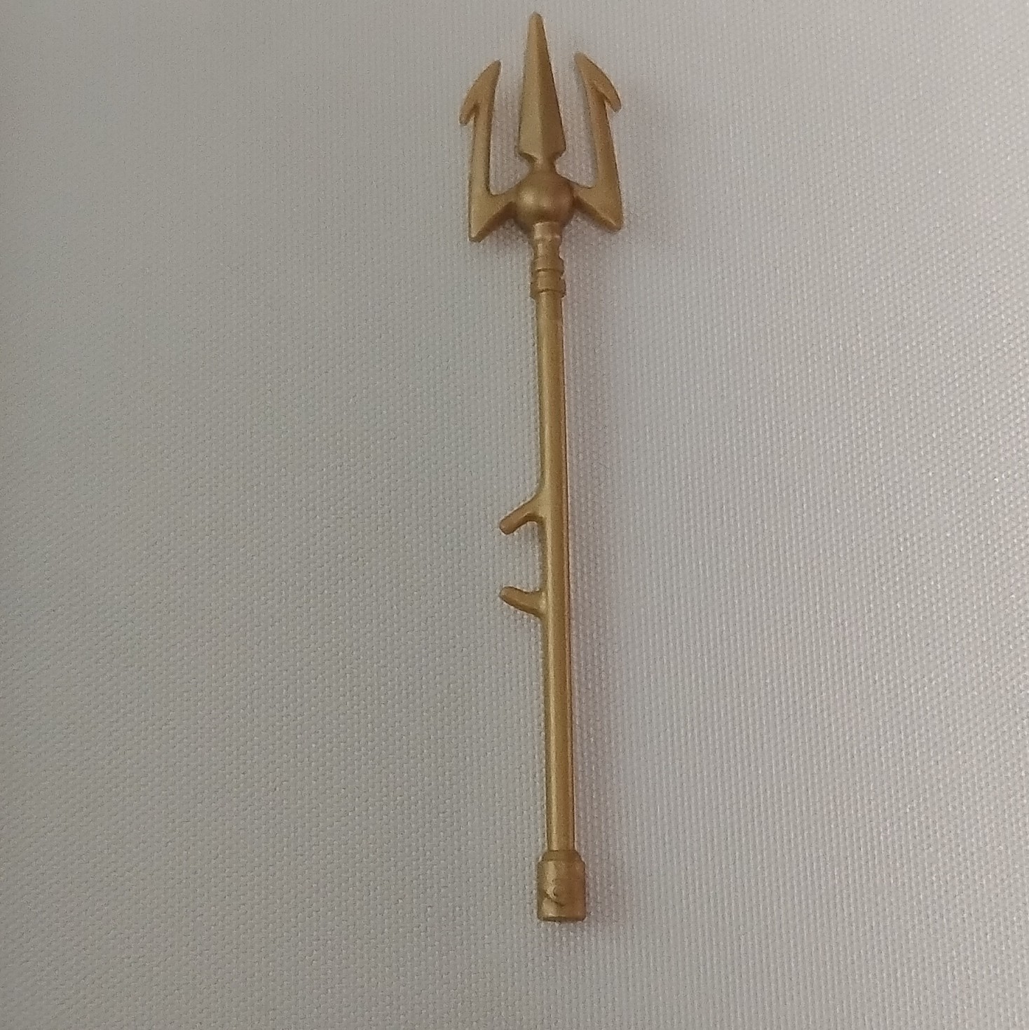 Gold Plastic Trident Spear Accessory Weapon for Action Figure Display/Play