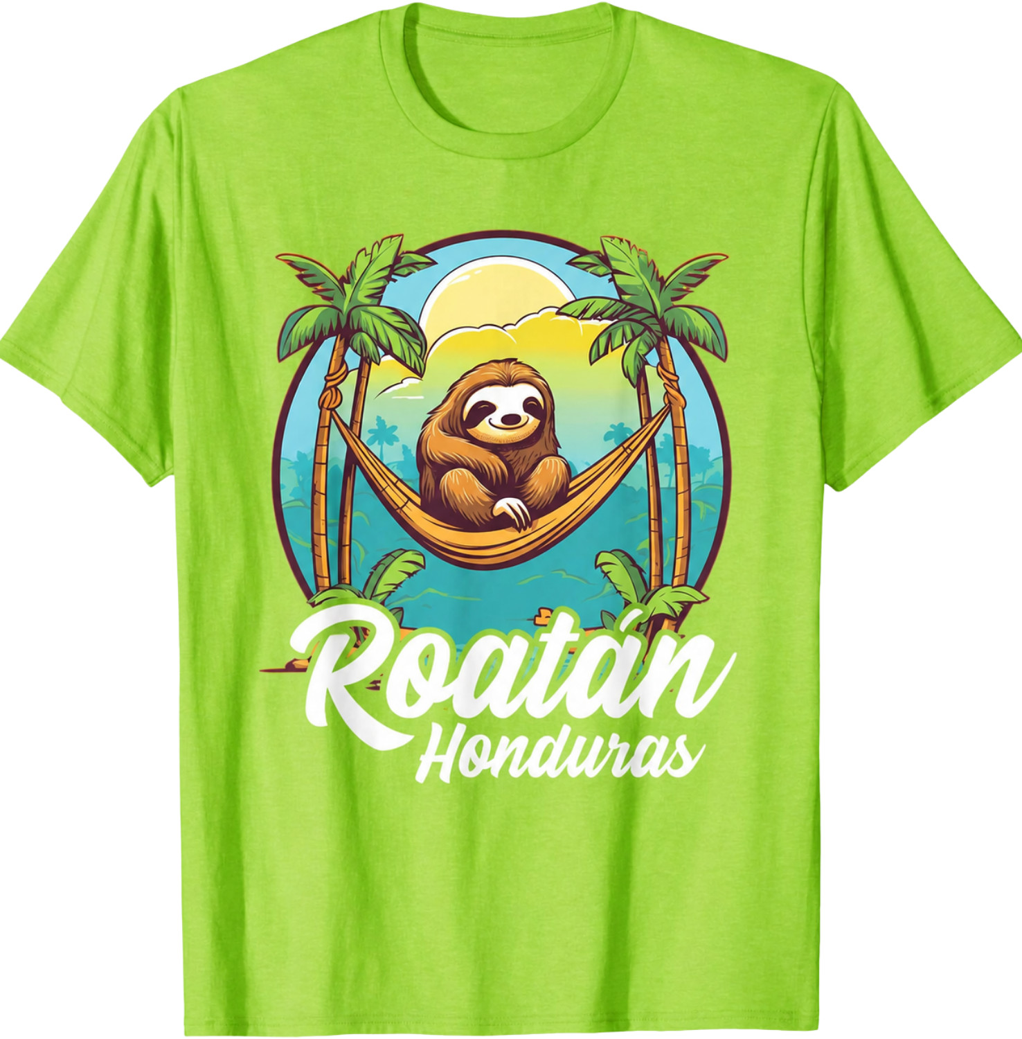 Roatan Sloth, Roatan Honduras Sloth, Roatan Gift Unisex T-Shirt