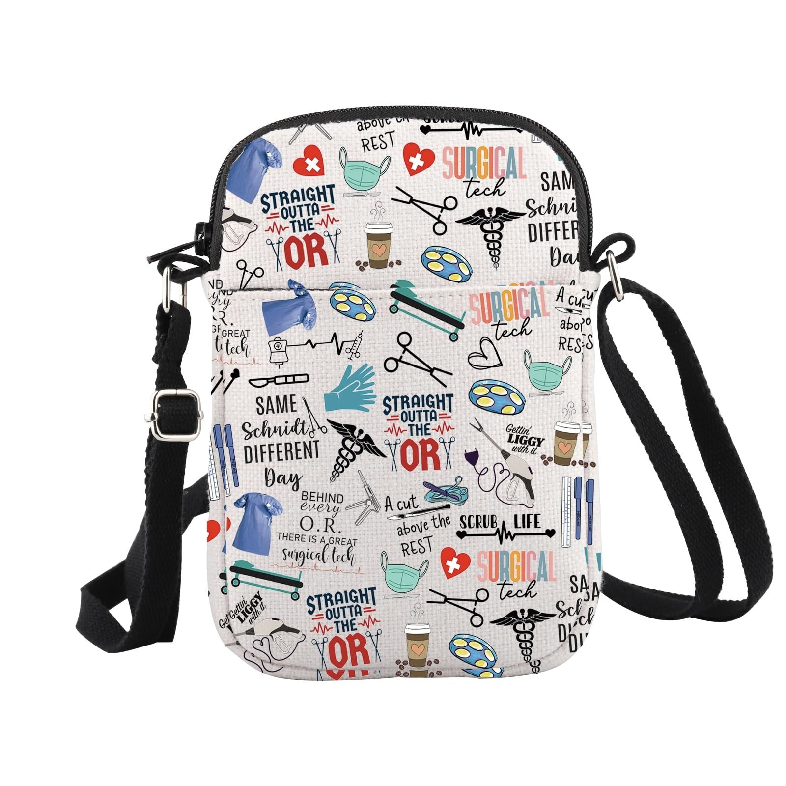 WCGXKO Surgical Tech Crossbody Bag National Surgical Technologists Gift Scrub...