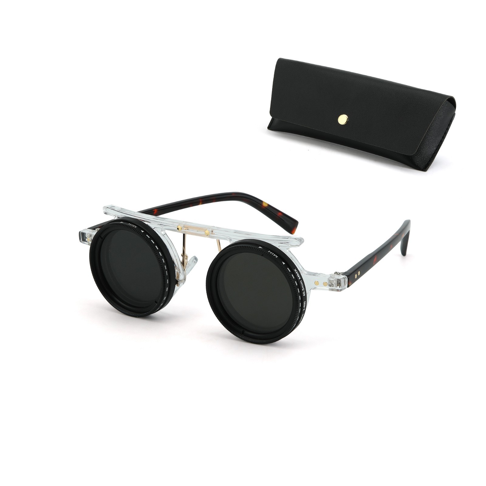 Handcrafted Adjustable ND Sunglasses For Outdoor Travel Trendy Fashion Eyewear