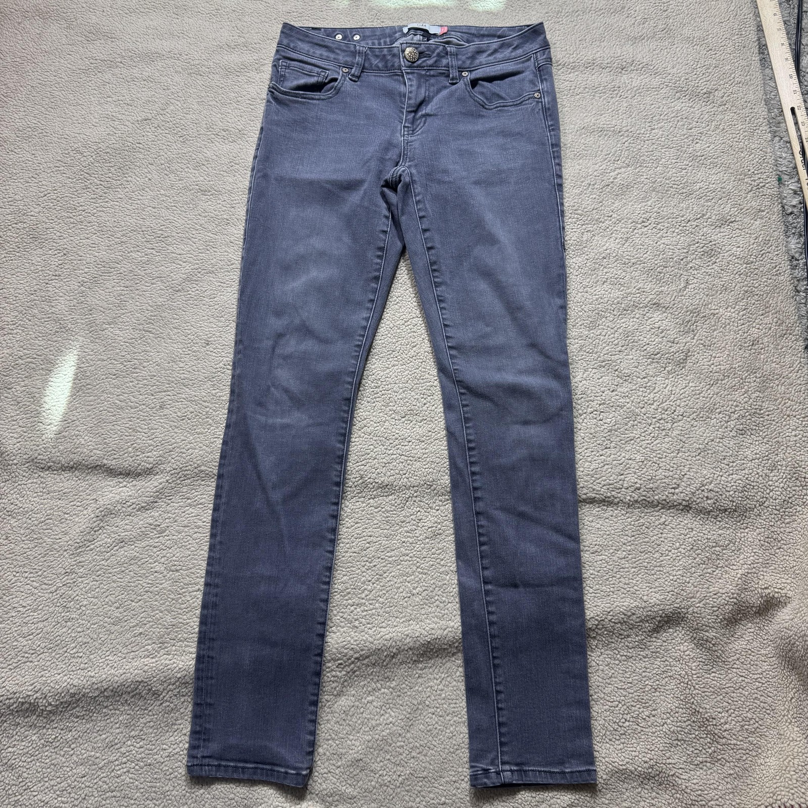 Cabi Jeans Womens 2 Gray Slim Boyfriend Stretch Cotton Blend Pants Casual Style