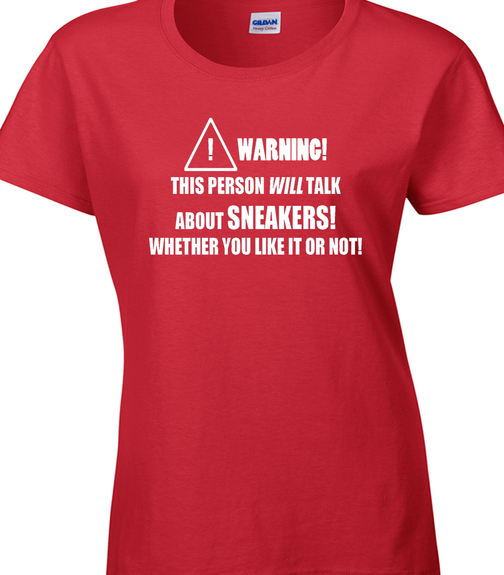 Sneakers Trainers Ladies T-Shirt - Funny Hobby Statement Gift Collector Shoes