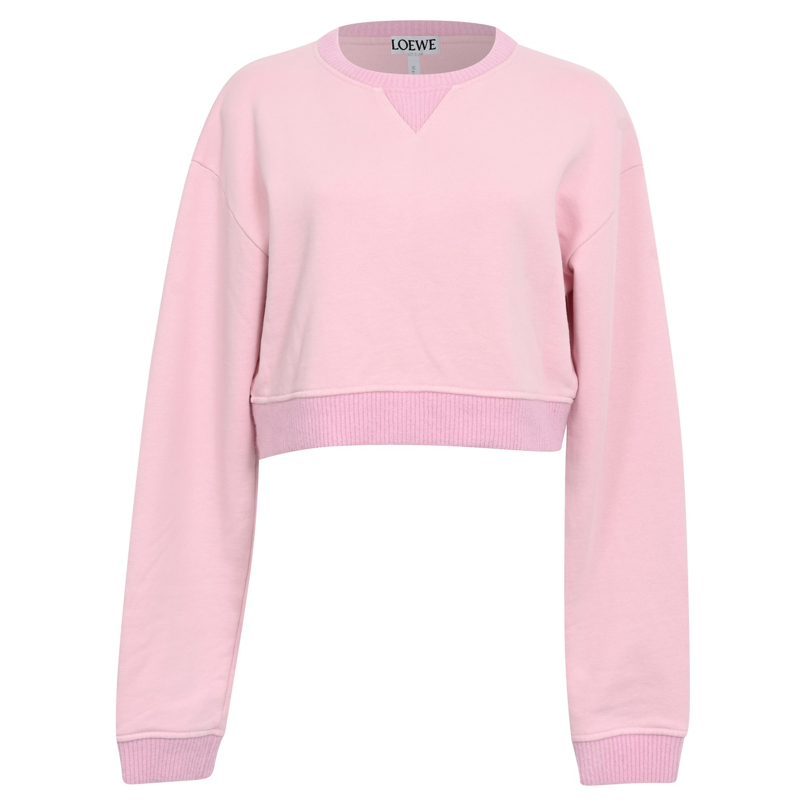 Loewe Anagram Cut Out Sweatshirt In Cotton Women Pink Xs