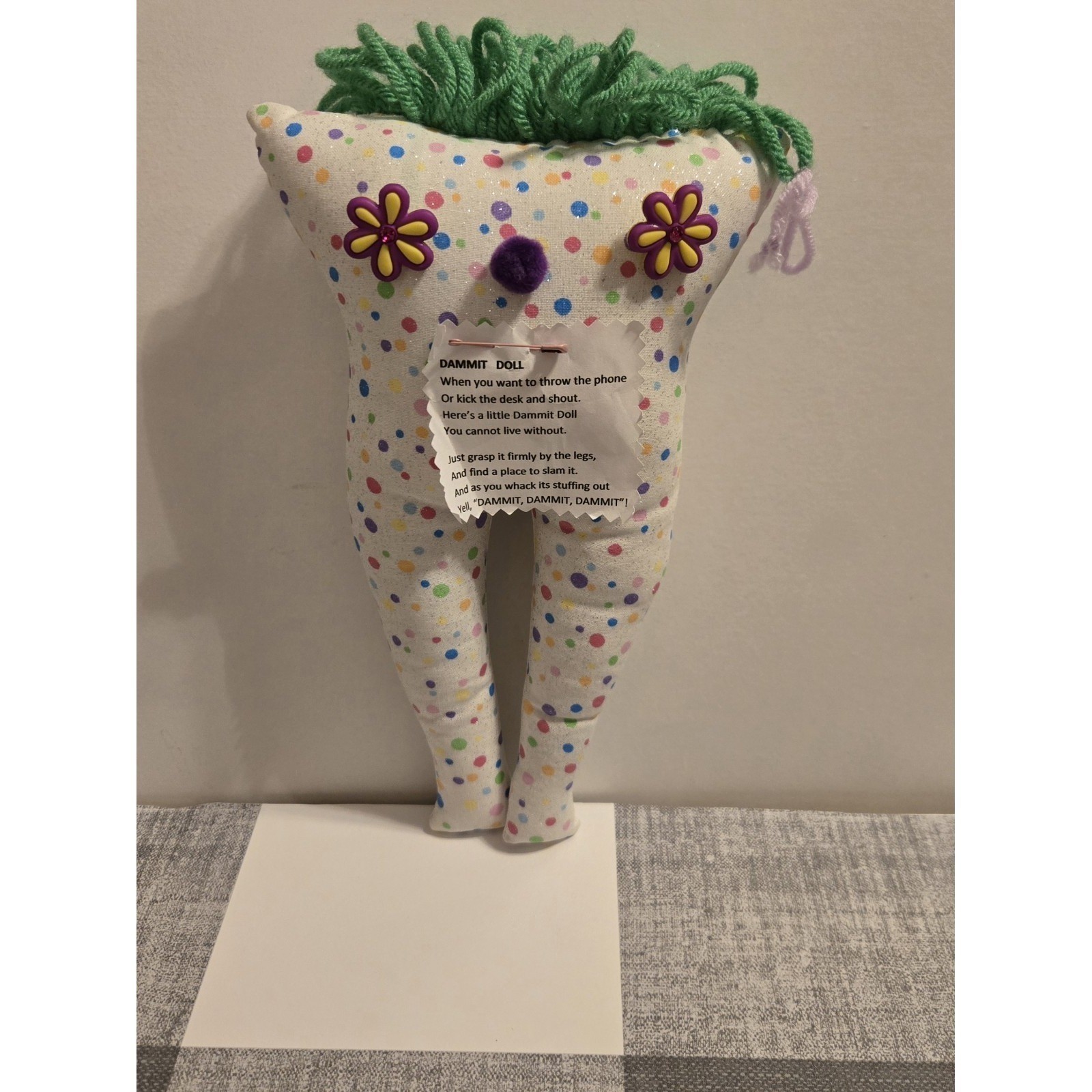 Dammit Doll Stress Reliever Novelty Item.