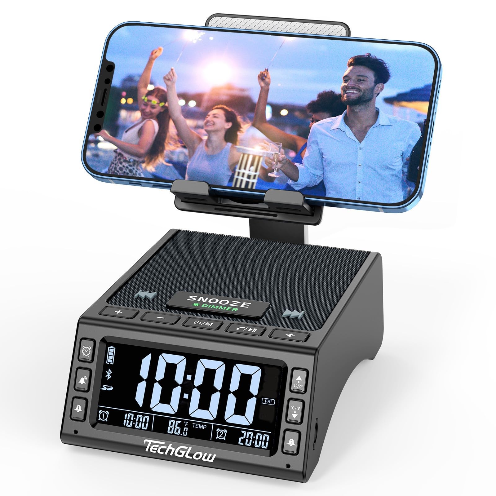 Foldable Cellphone Stand Wireless Bluetooth Speaker Cool Tech Gadget Gift