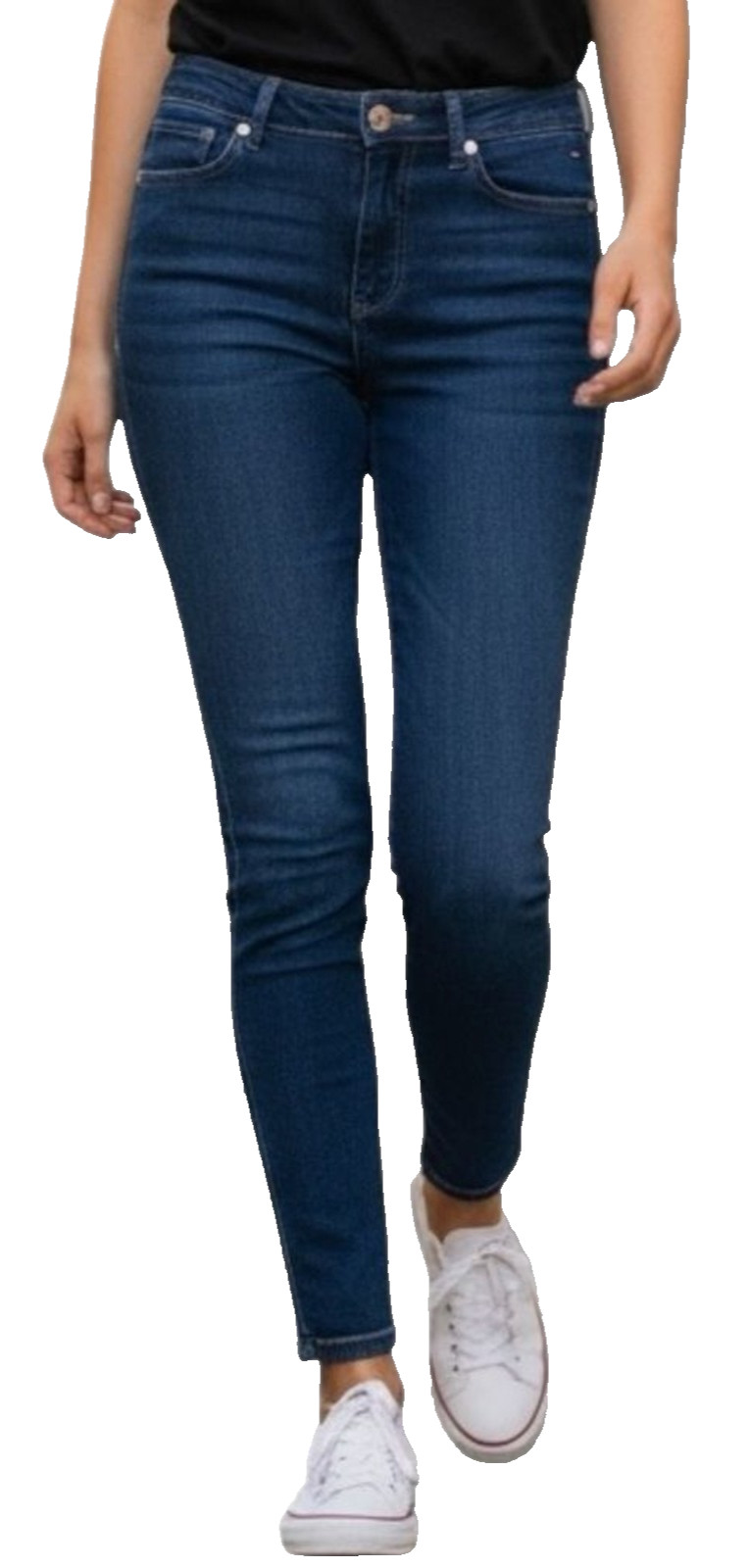 Tommy Hilfiger Tribeca Skinny Ankle Jeans Dark Wash Size 6 Casual Streetwear
