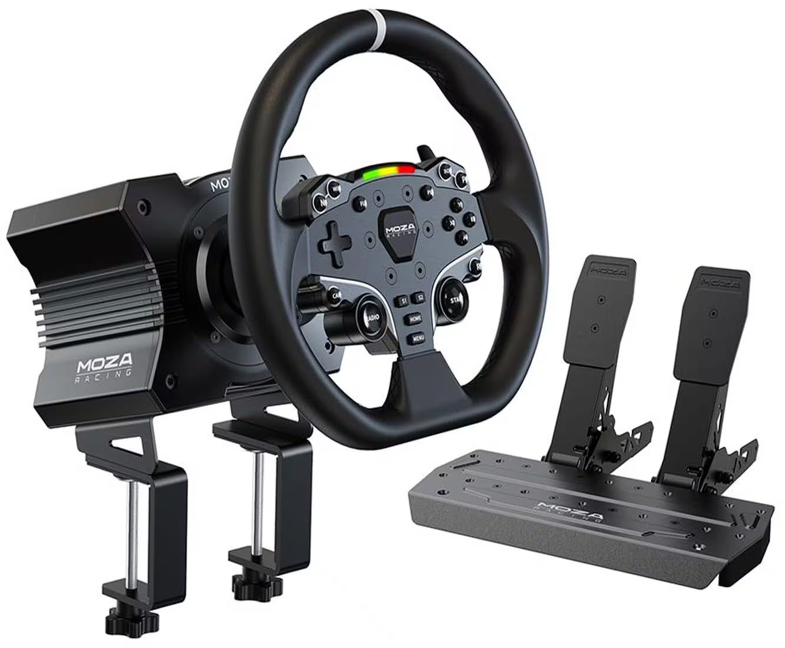 Moza Racing - R5 Direct Drive Sim Racing Bundle with 5.5Nm of force for Windo...
