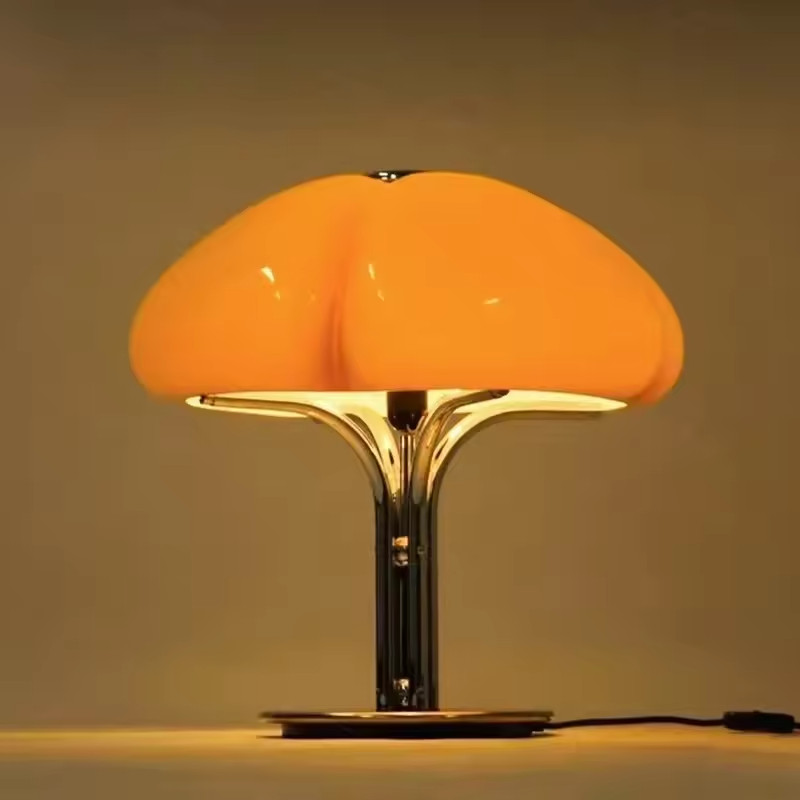 Modern Nordic Pumpkin LED Desk Lamp Art Deco Luxury Bedside Table Light