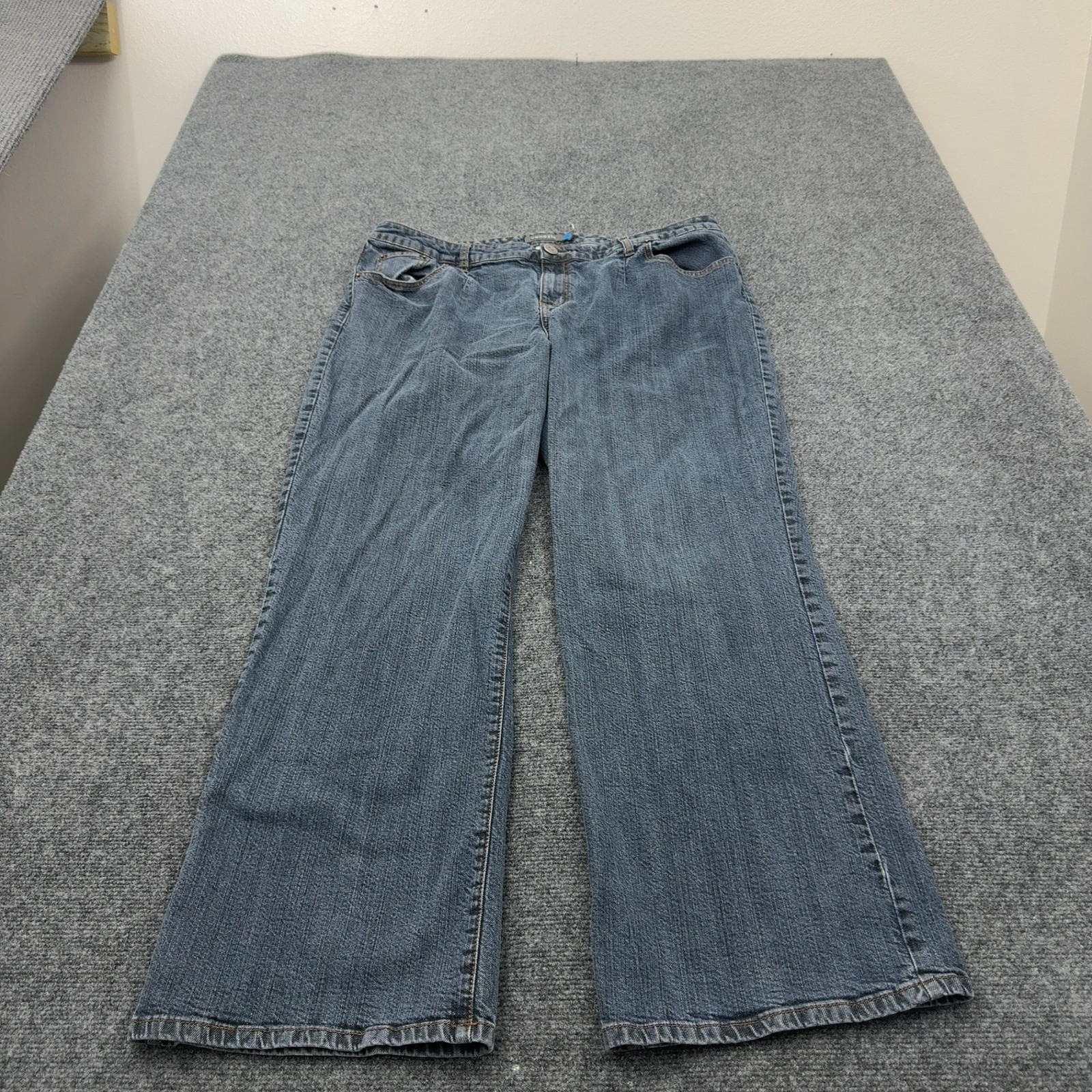 Venezia Jeans Womens 5 Blue Cotton Stretch Bootcut Casual Classic Style