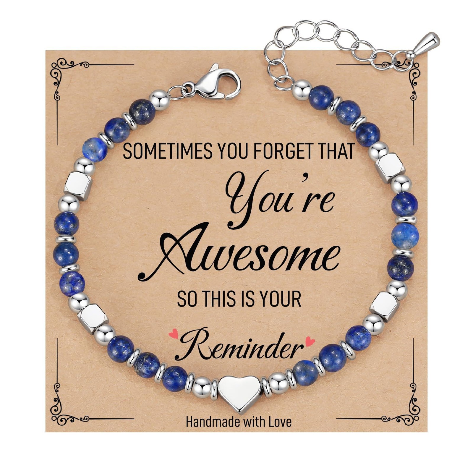 Inspirational Beaded Bracelets, Unique Gifts for Women, Graduation & Friendship