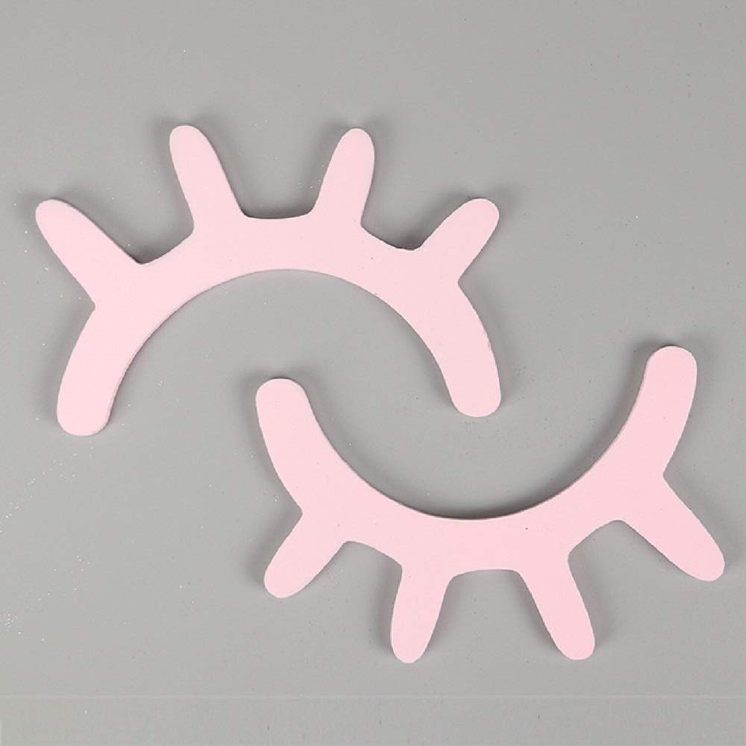 2pcs Sleepy Eyes Wall Decor Nordic Style Cute Wooden 3D Eyelash Wall Stickers...