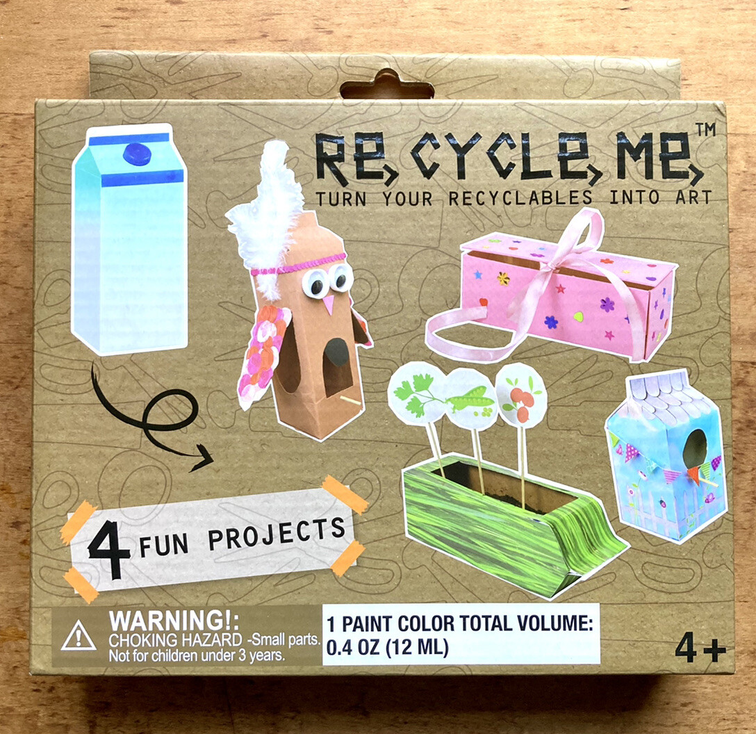 Re, Cycle, Me ART Projects ♻️ Kids Creativity Gift Original 🎨 Garden Recycle