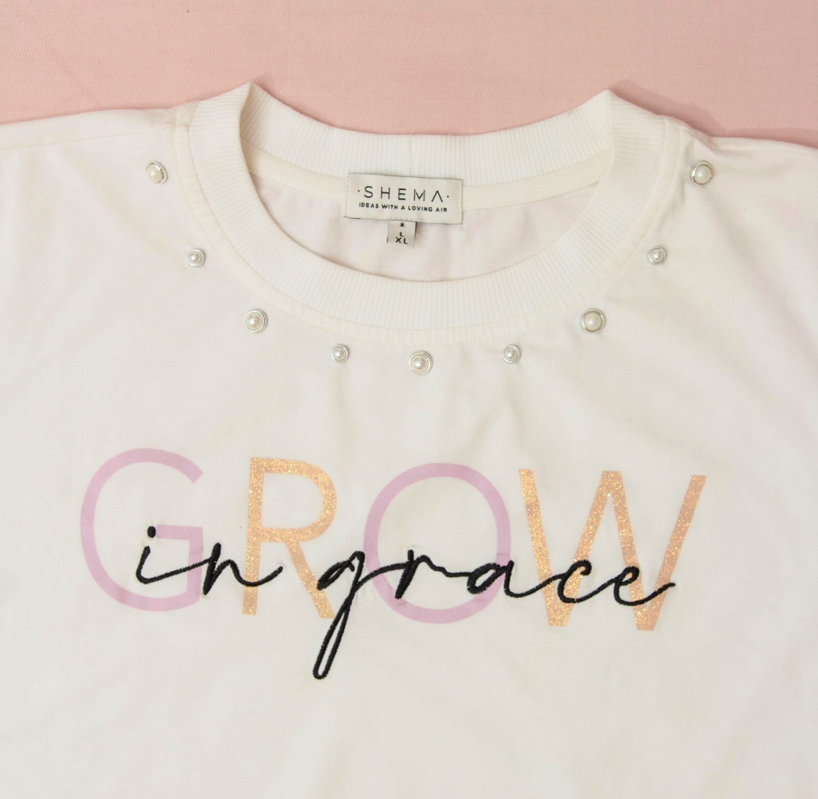 Grow in Grace - Woman Christian Fashion Blouse ,Faith Style
