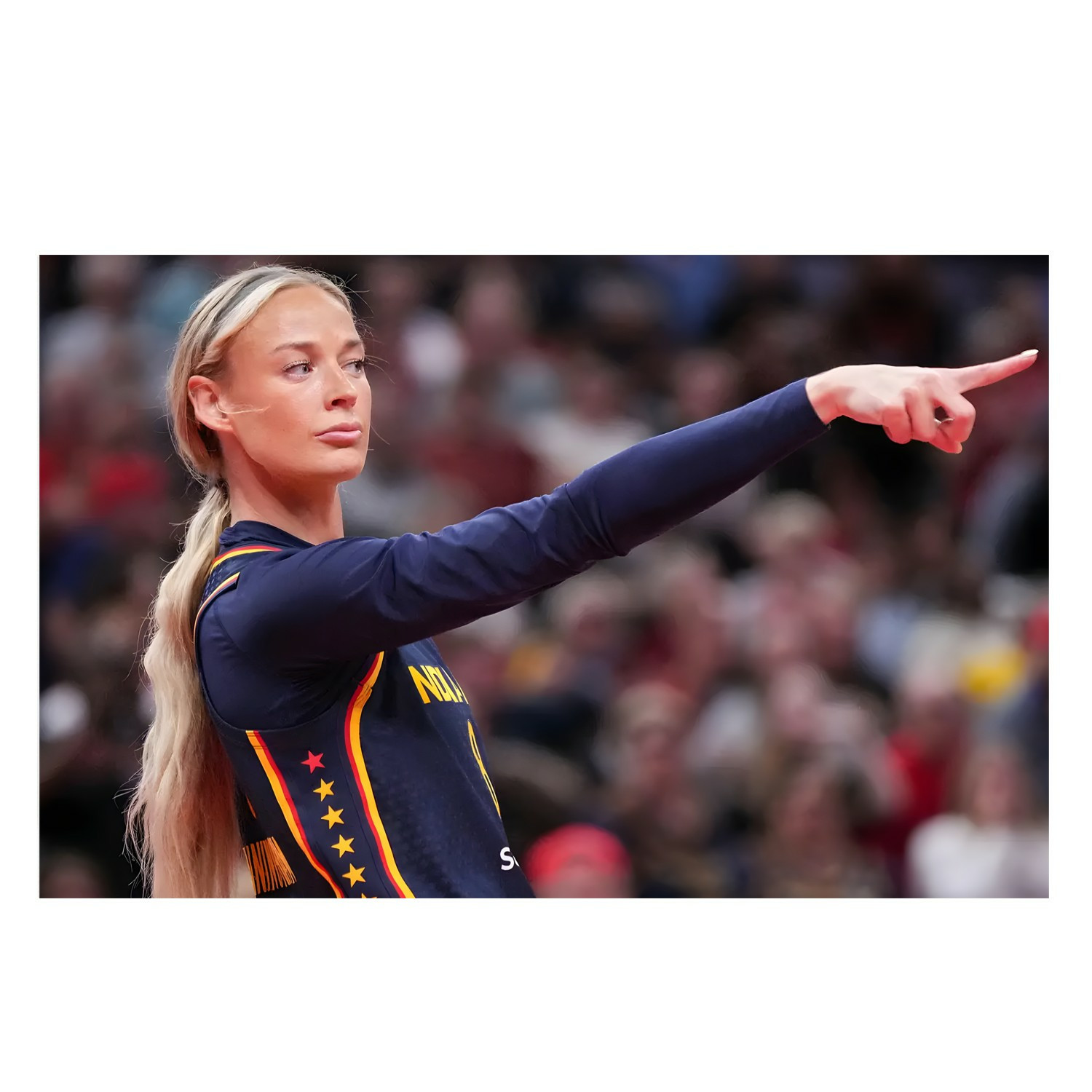 Sophie Cunningham Point God Indiana Basketball Wall Art - POSTER 20"x30"