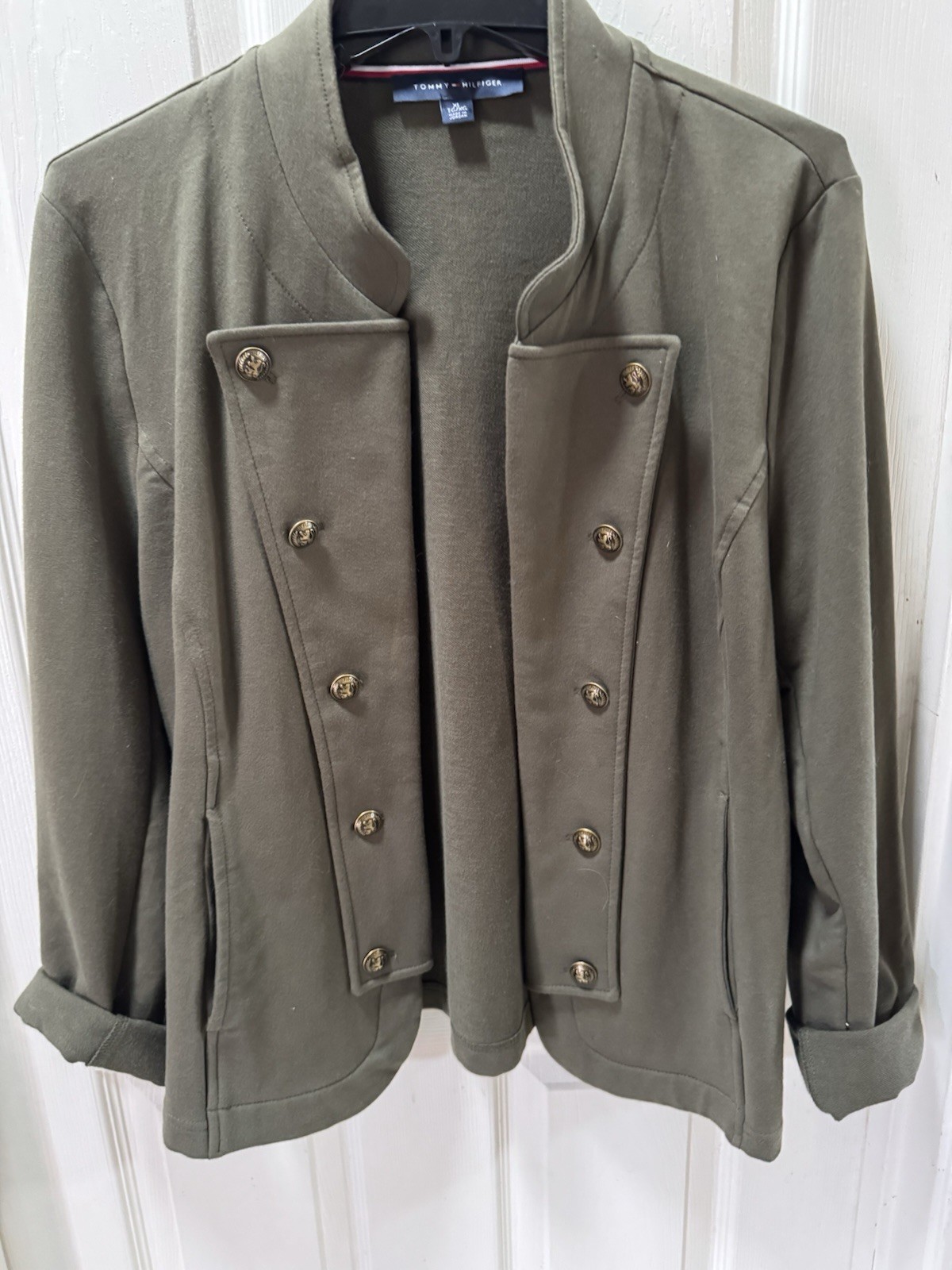 NWOT Tommy Hilfiger Military Style Blazer  -  Size Large