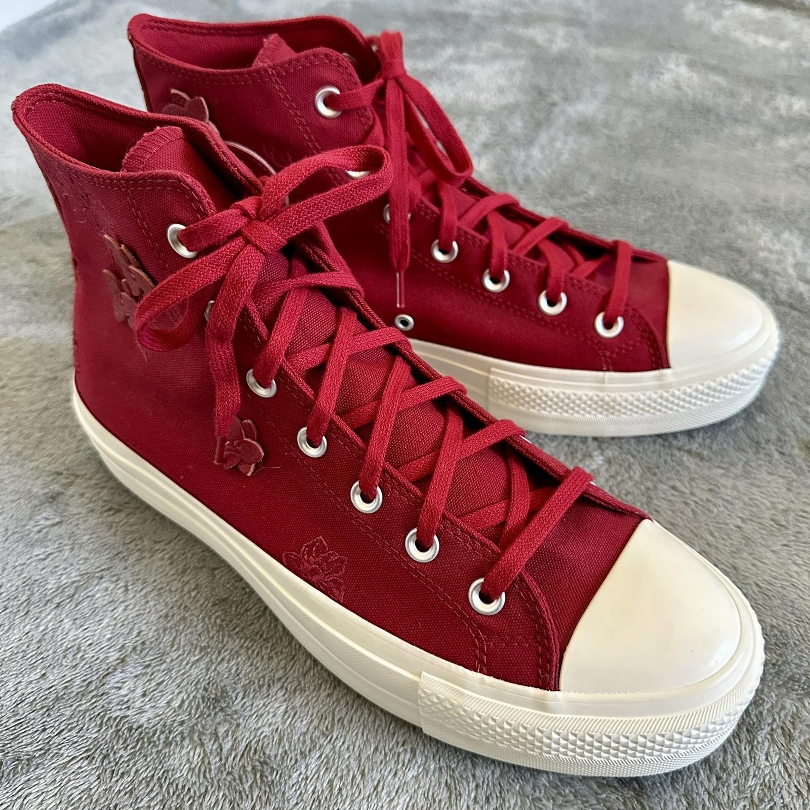 CONVERSE Chuck Taylor Lift Platform 3D Floral Hi Top Sneakers Women's 11 NWOB