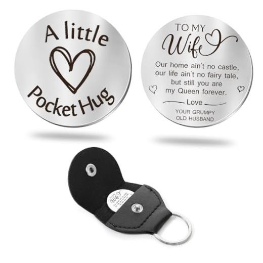 Pocket Hug Token Gifts for Men Boyfriend Girlfriend Inspirational Gift for