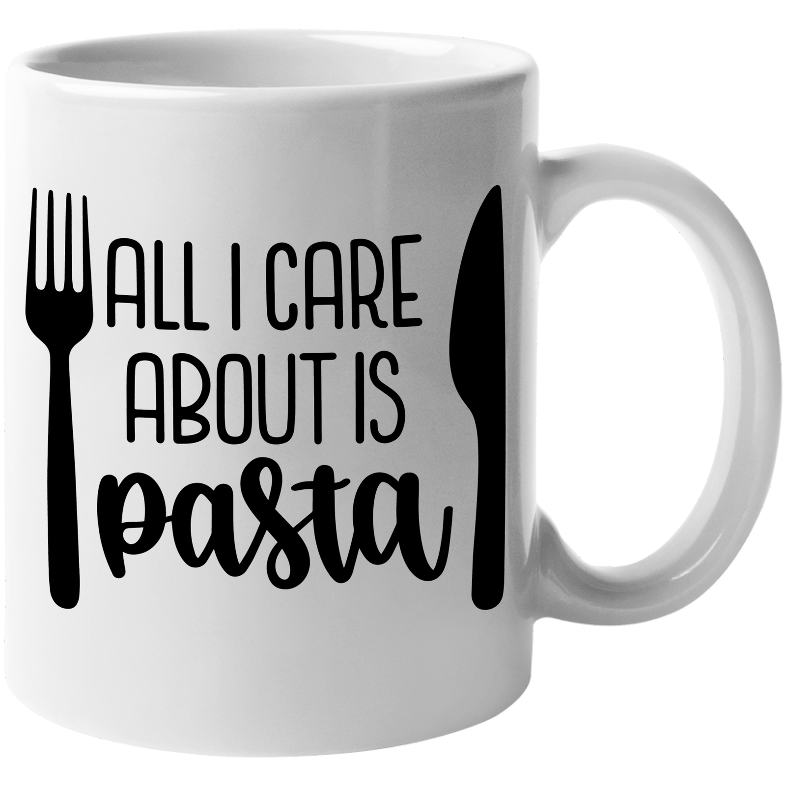 Coffee Mug - All I Care About Is Pasta Home Gift Ideas for House Warming