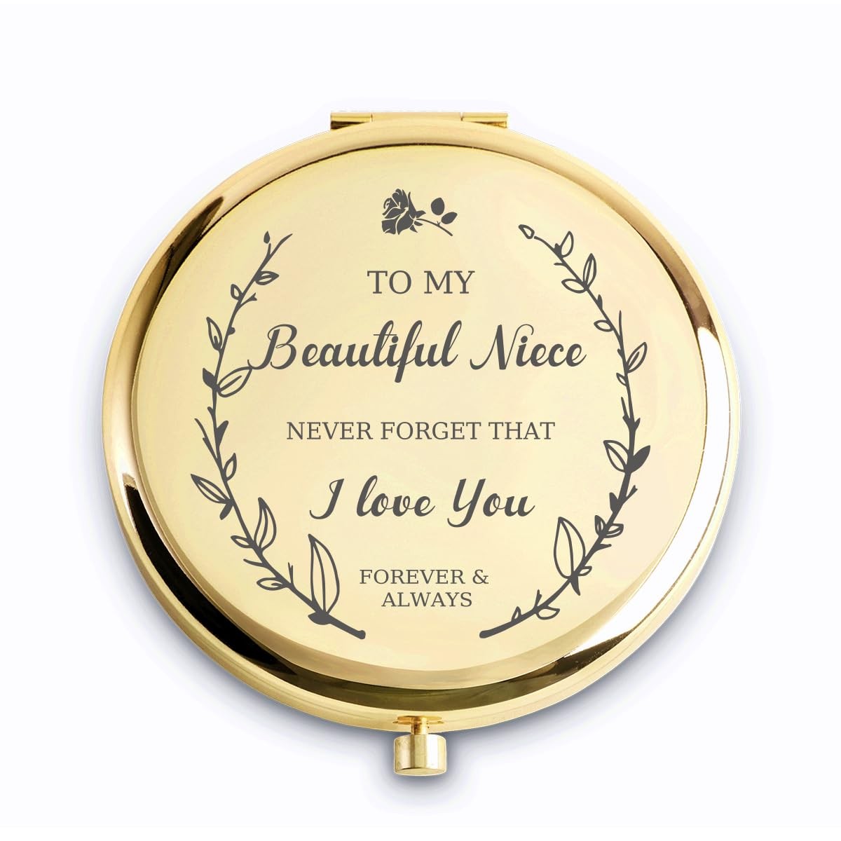 Niece Gifts from Aunt Uncle, Personalized Gift for Niece, Custom Compact Mirr...