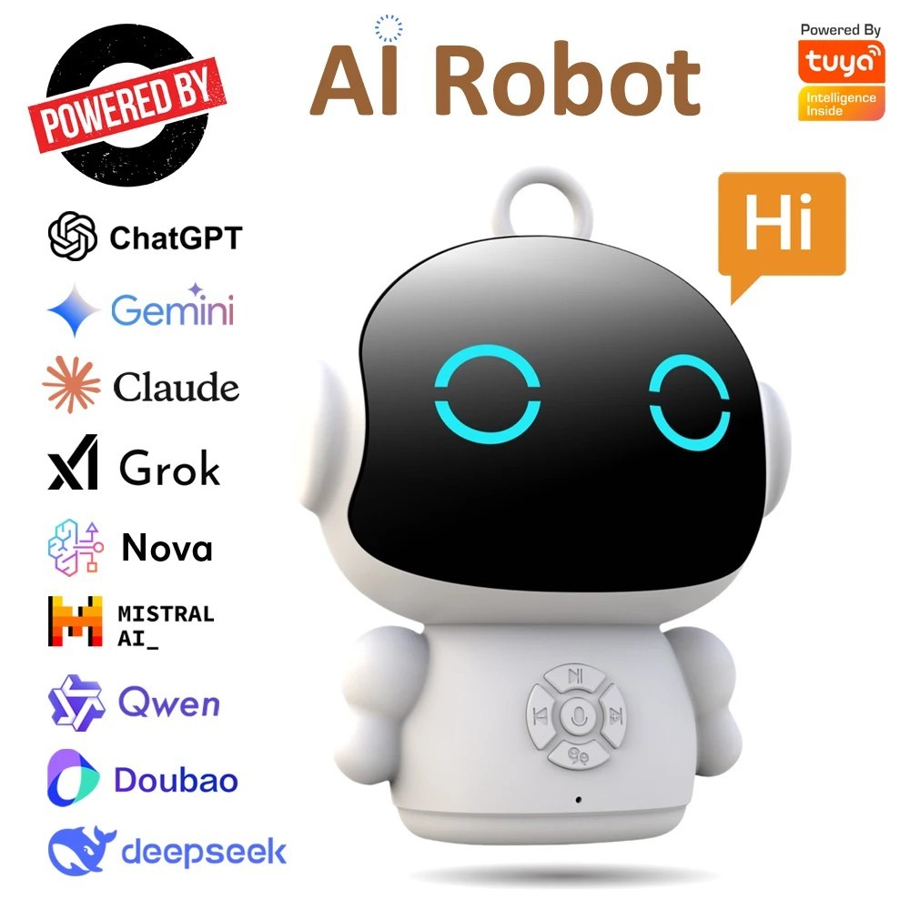 Tuya Smart AI Robot 61 Language Interactive Learning Kids Toy Voice Control Gift
