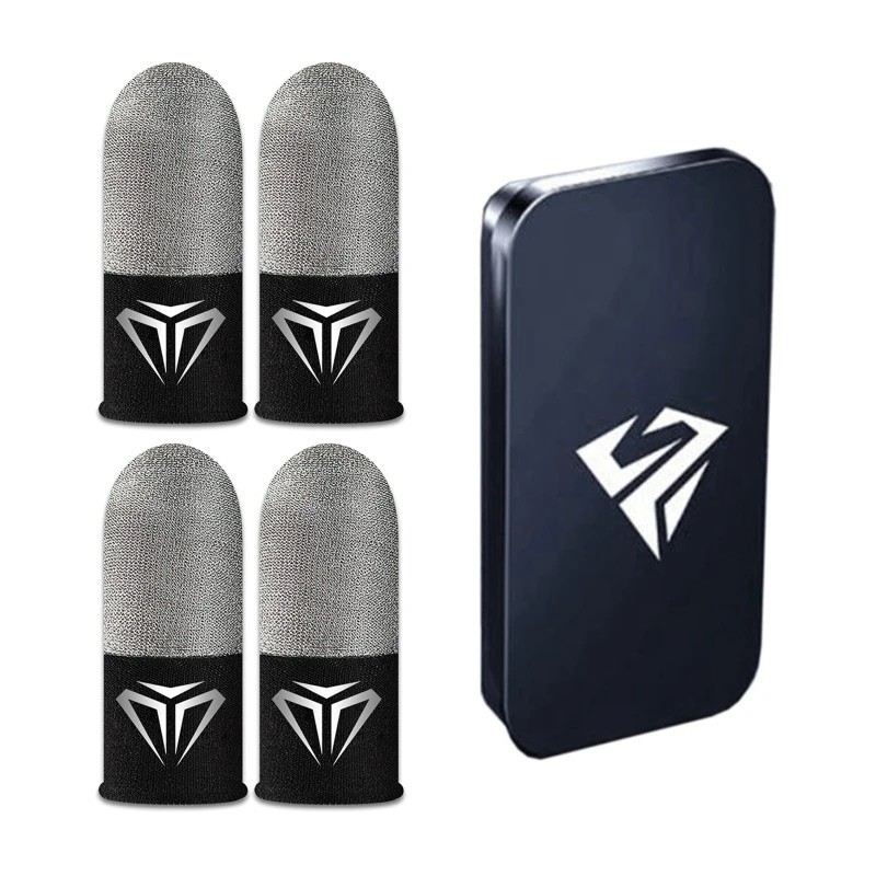 Breathable Gaming Finger Sleeves Anti-Sweat Touch Screen Gloves for Mobile
