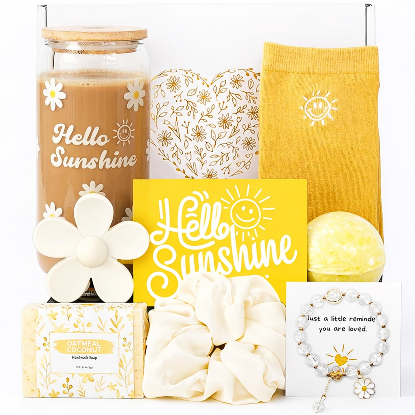Unique Gift Baskets for Women - 9pcs Self Care & Cheer Up Gifts for Any Occasion