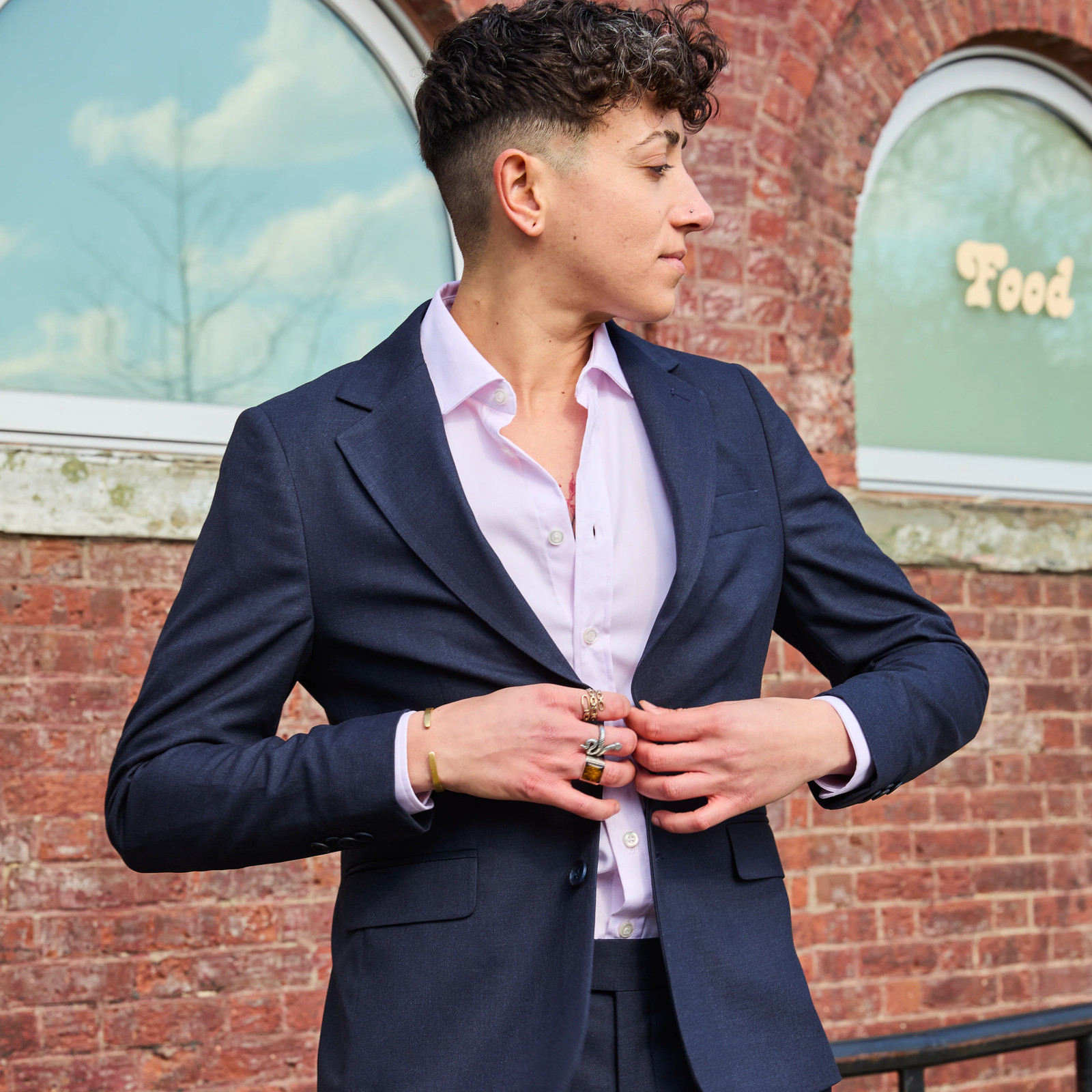 Kirrin Finch Scout Blazer 2XL Ink Blue Premium Tailored Jacket