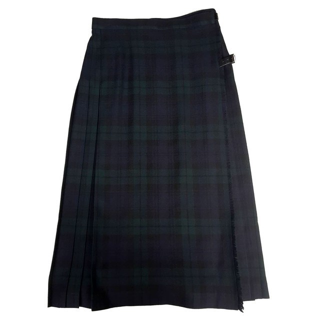 Black Watch (Campbell) Modern - Premium Wool Kilted Skirt  28W 30L