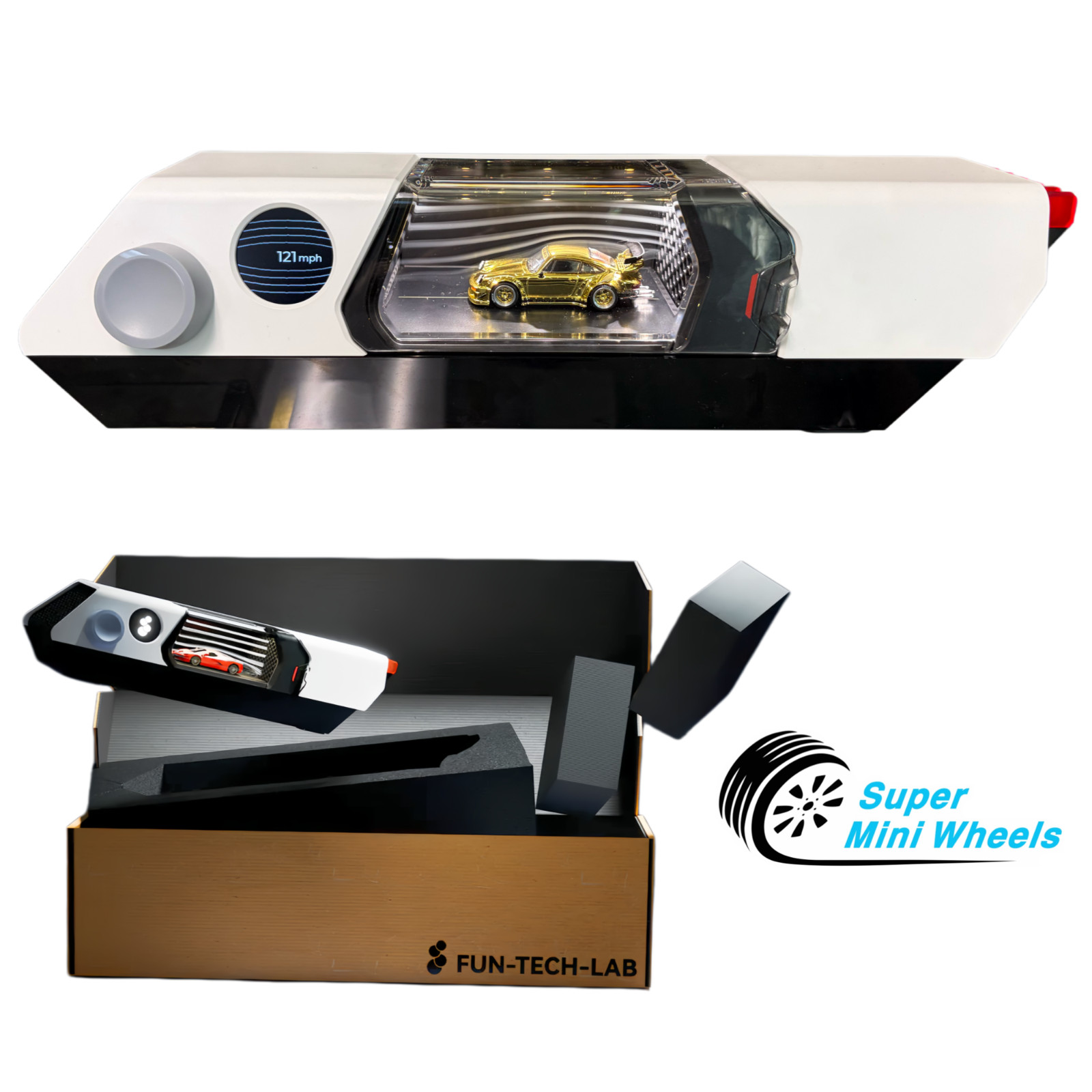 Fun-Tech-Lab 1:64 Windsible: Desktop Wind Tunnel for Your Diecast Cars Models