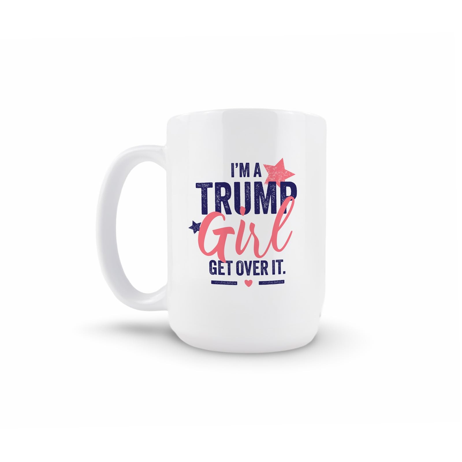 Hogg Patriotic Coffee Mug - Girl, 15 oz Ceramic Funny Coffee Mugs for Men, Polit