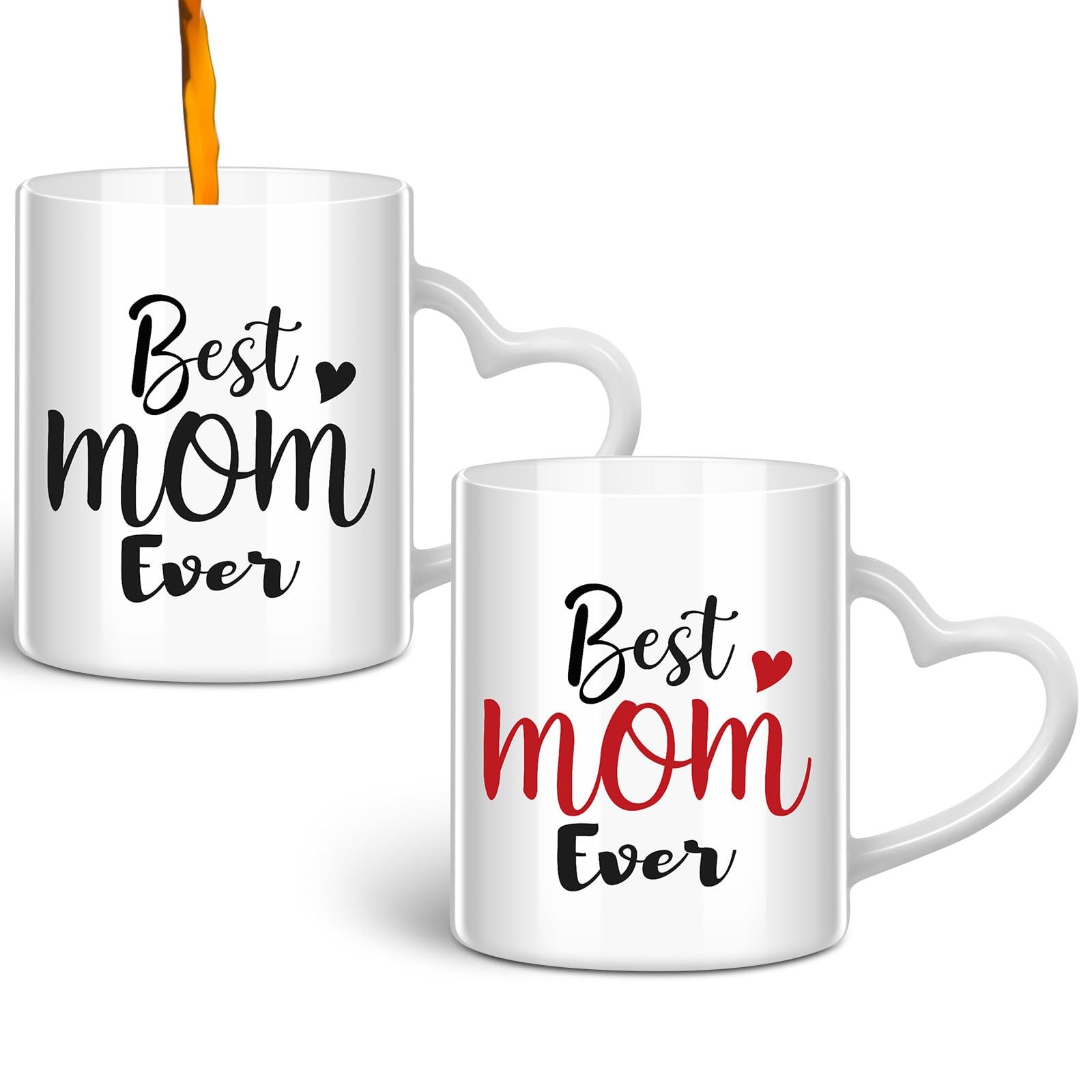 Blushtier Mother Gifts for Women Best Mom Ever Color Changing Coffee Mug 11 oz M