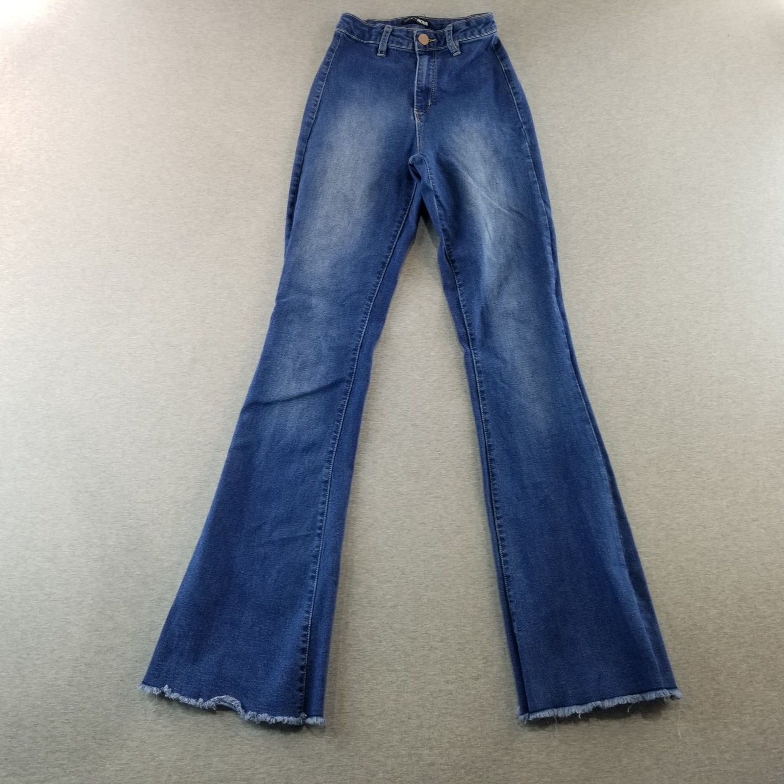 Fashion Nova Jeans Women's Sz 3 Dark Wash Stretch Mat. Normcore Cute Trendy Nice