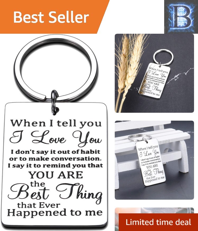Customizable Love Keychain - Memorable Gift for Any Special Occasion