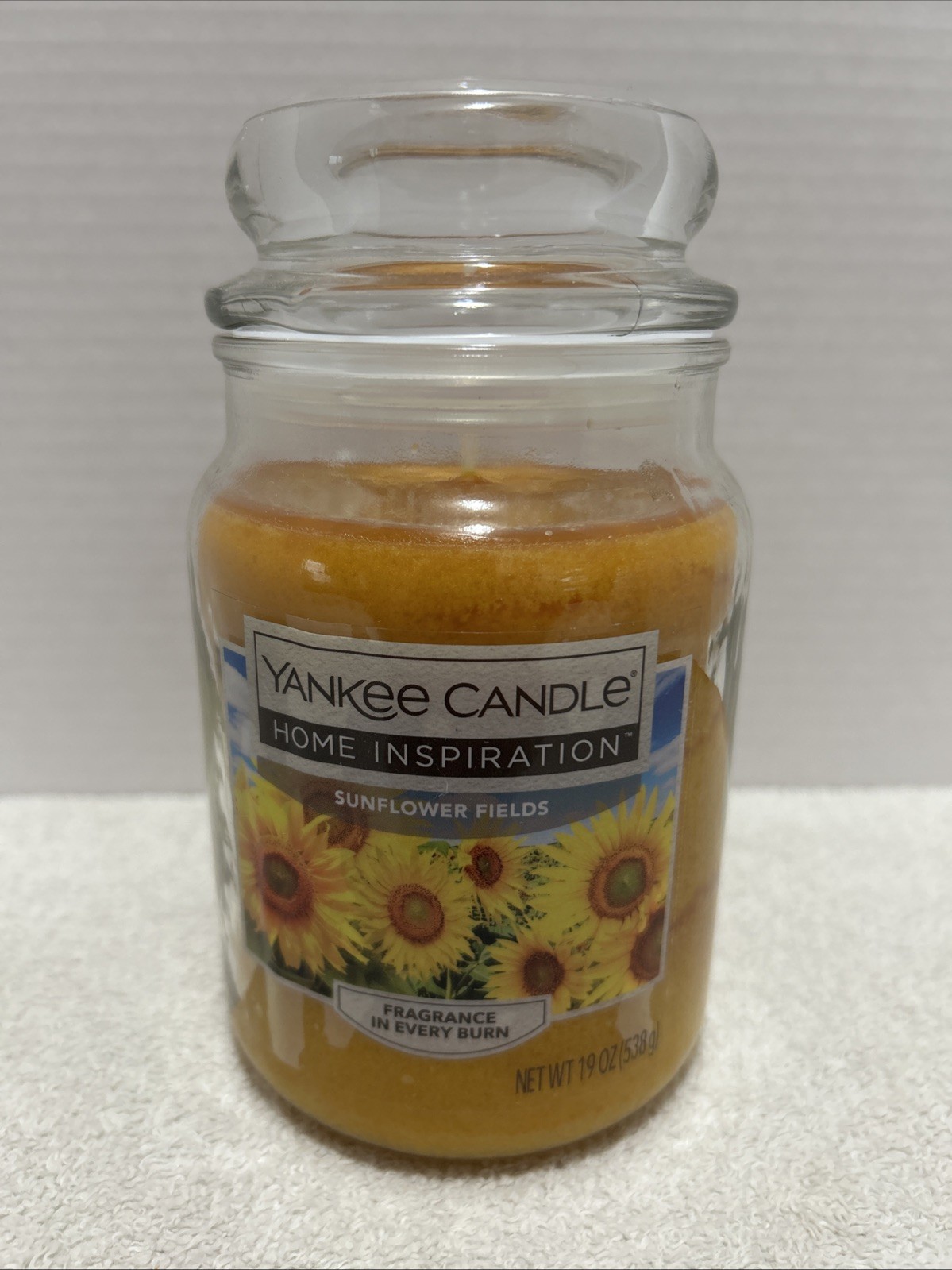 Yankee Candle Home Inspiration Sunflower Fields Large Classic Jar Candle 19oz