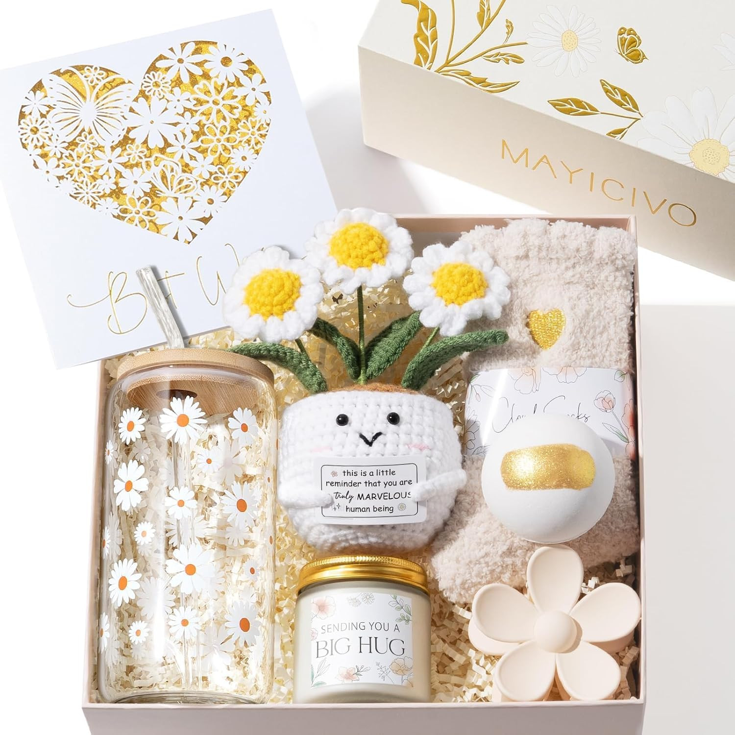 Birthday Gifts for Women Care Package Get Well Soon Gift Baskets, Unique Self