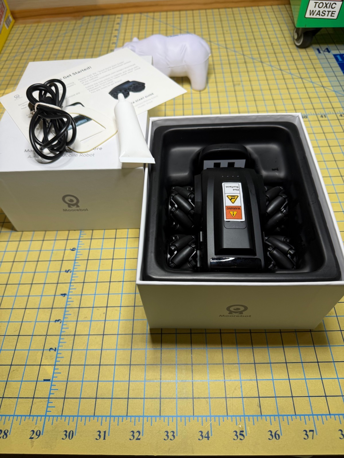 Moorebot Scout The Tiny AI-Powered Mobile Robot for Home Monitoring never used