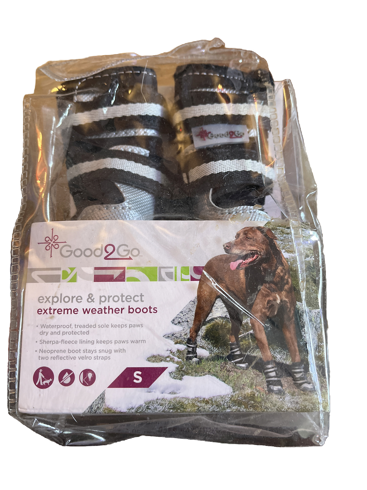 Dog Boots Good2go winter Extreme Weather Boots paw protection Small