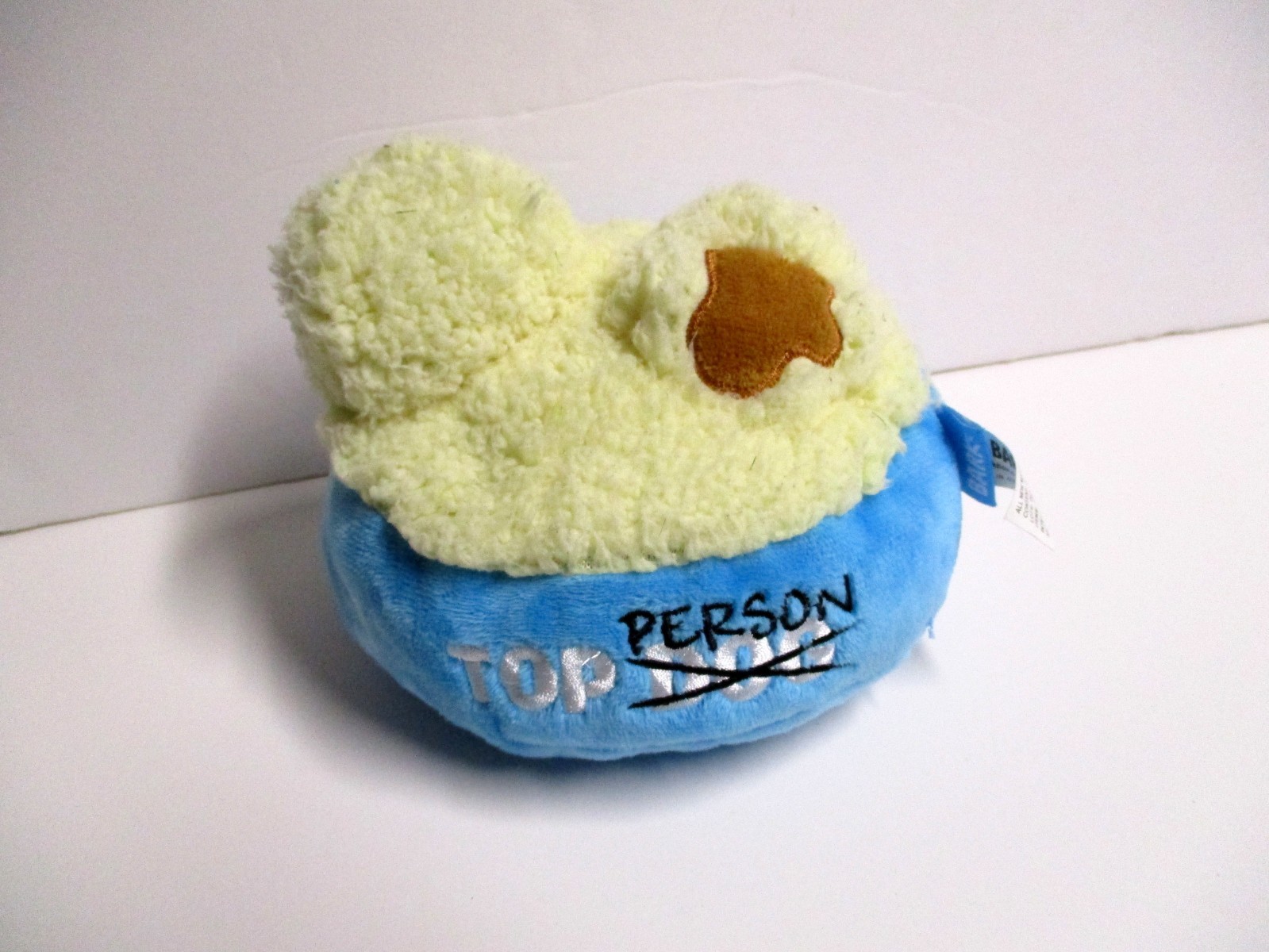 Pet M-L Dog Supplies BARK TOYs Crinkle Squeaker Plush TOP DOG X PERSON