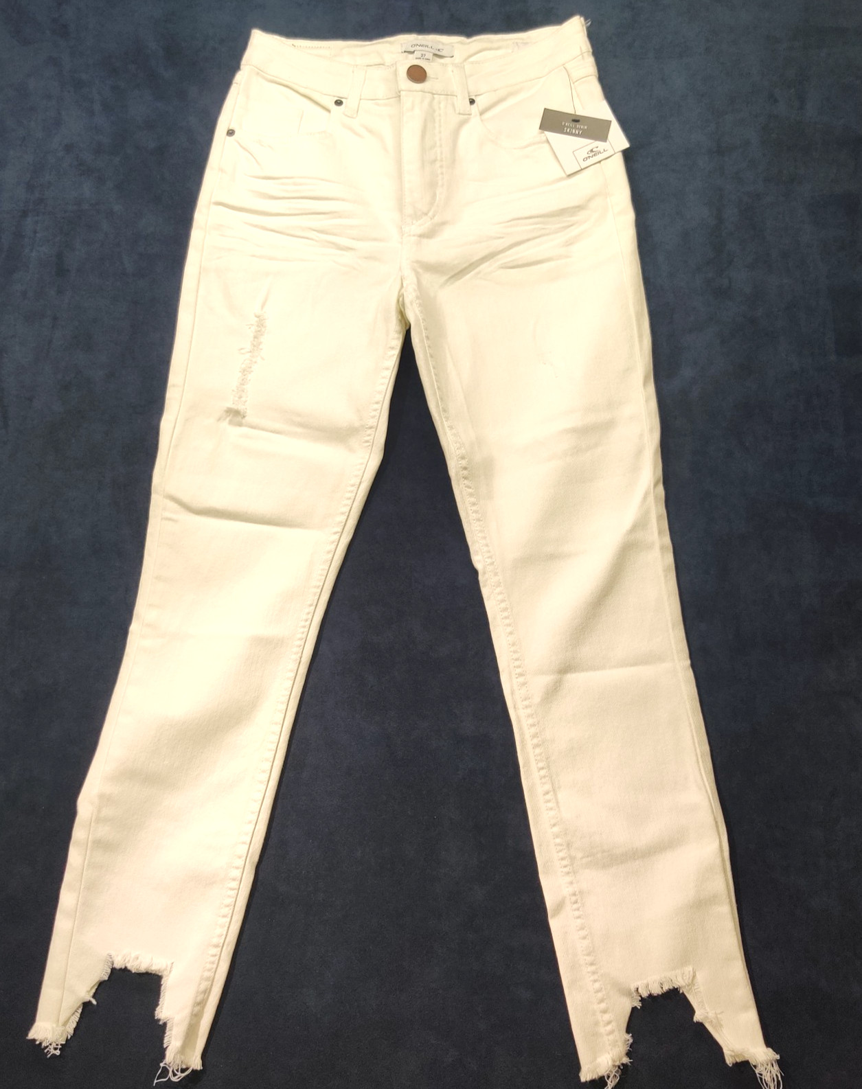 O'Neill Denim Women's Sz 27 Skinny Jeans White Jeans Casual Style Denim