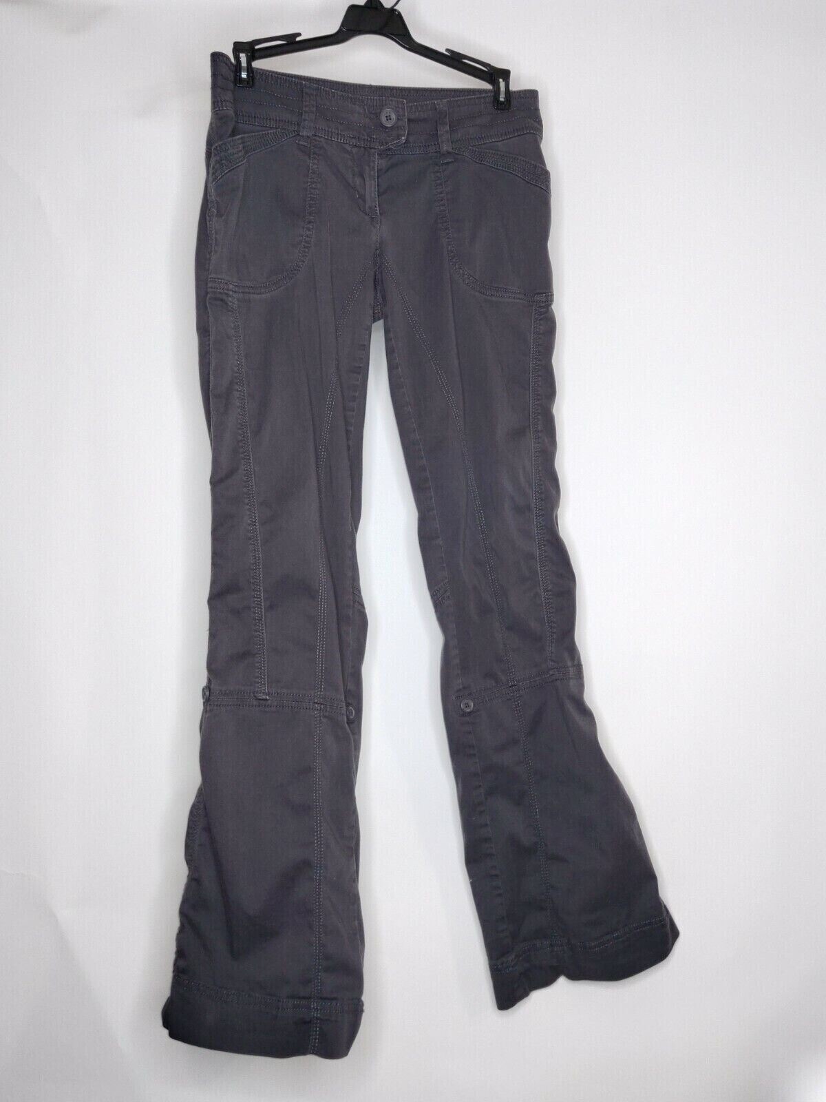 Tommy Hilfiger Womens Size 2 Color Grey Bootcut Slash Pockets Casual Style Jeans