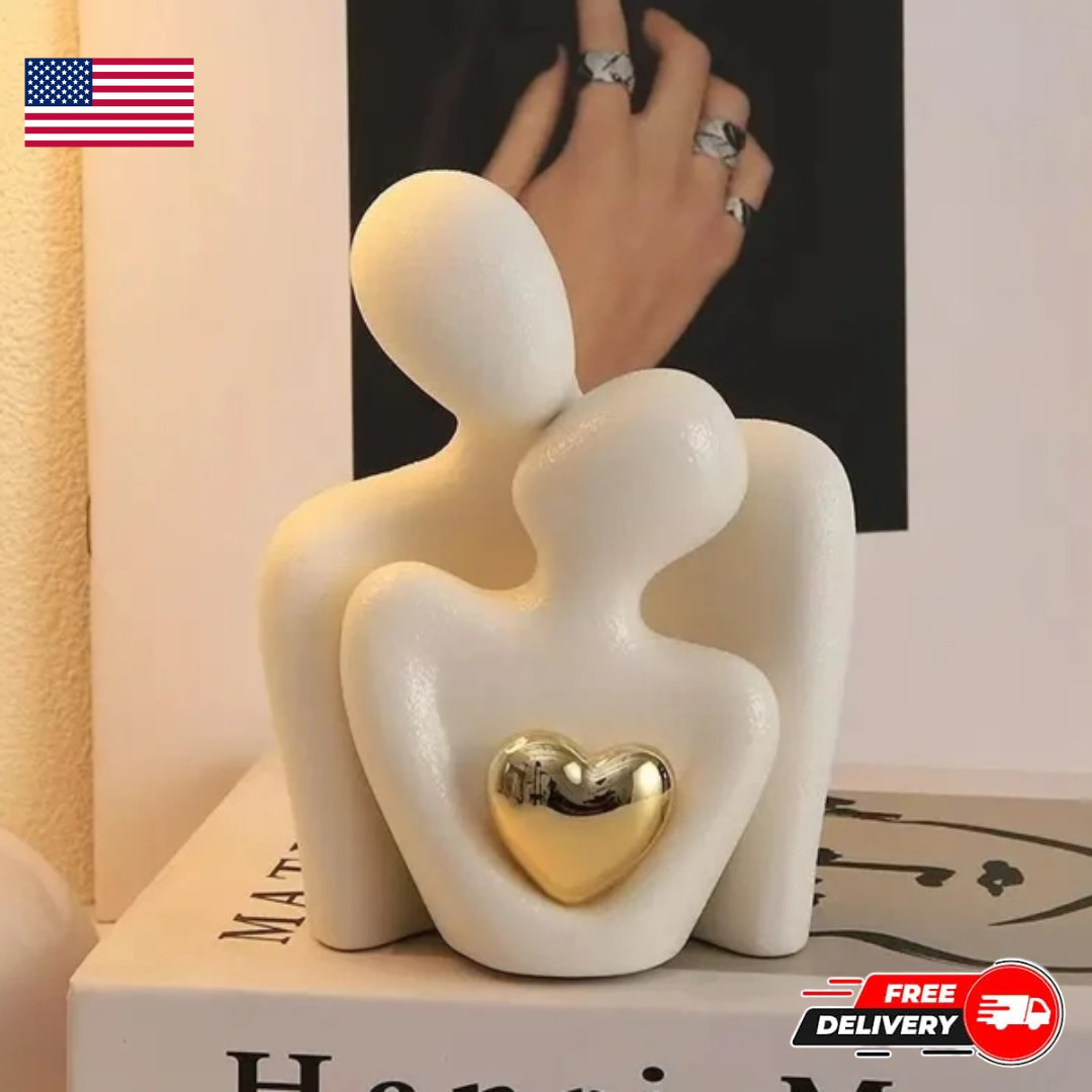 Mini Couple Statue Tv Stand Decor Items for Living Room Home Decor,Bedroom Decor