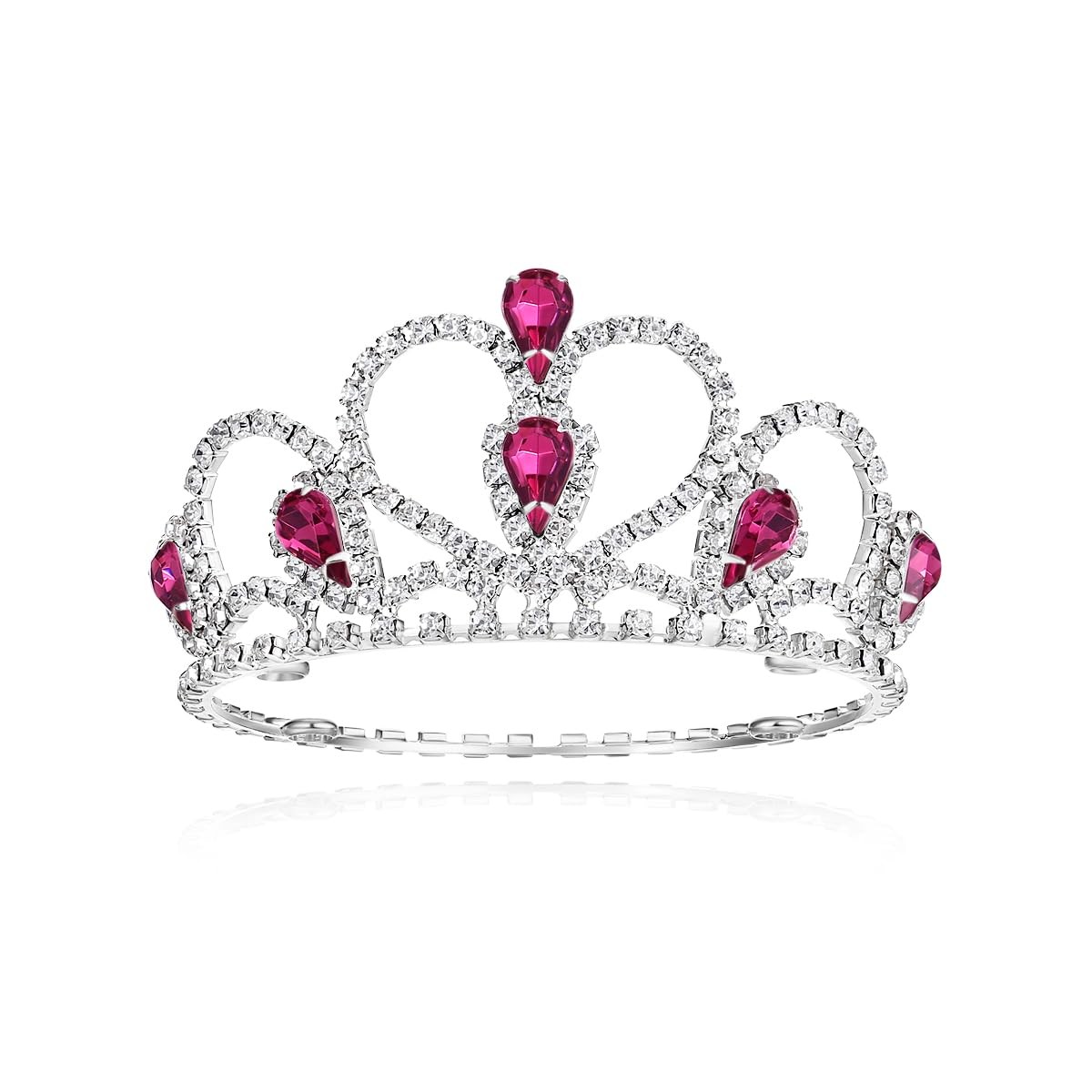 Pet Series Purple Gem Rhinestone Dog/Cat Tiara Crown for Costume Hair -Small ...