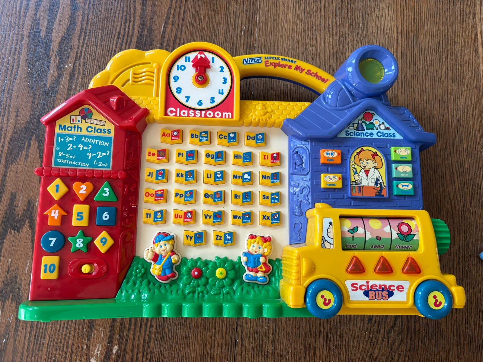 VTech Little Smart Explore My School Educational Learning Toy TESTED WORKING